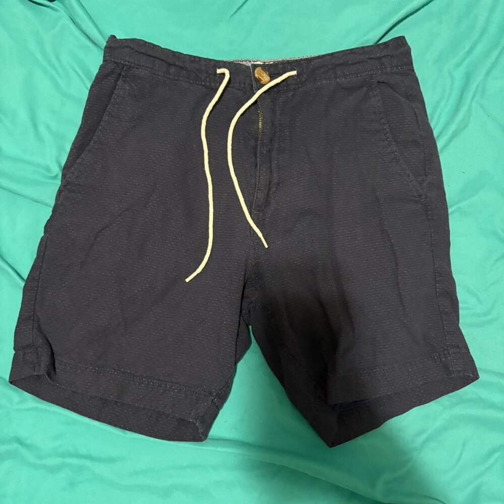 Bizzbee Men’s Navy Drawstring Shorts – Size Small